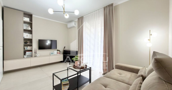Apartament cu 2 camere mobilat si utilat decomandat in Giroc la asfalt