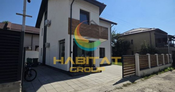 Casa 4 camere, Mobilata, Strada privata, Teren 302 mp
