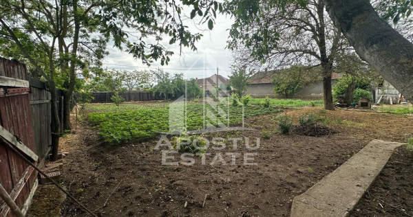 Teren cu casa de vanzare in Zimandu Nou