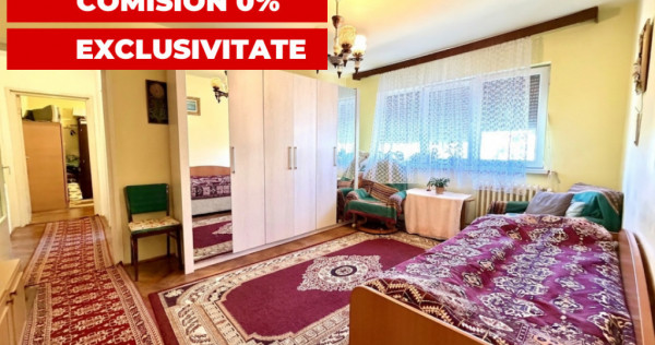 COMISION 0% - Apartament cu 4 camere, 58 mp utili, etaj 3 -