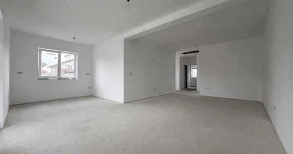 Duplex cu 4 camere, 96 mp utili, 16 mp terasa, 370 mp teren