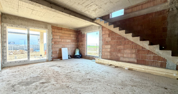 Duplex modern cu 4 camere, 116 mp utili, 400 mp teren - Sana