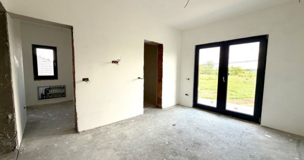 Duplex modern 4 camere, 125 mp utili, 343 mp teren - Dumbra