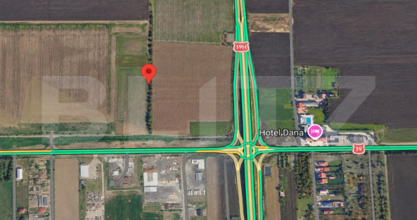 Teren extravilan de vanzare, 1488 mp, zona Careiului
