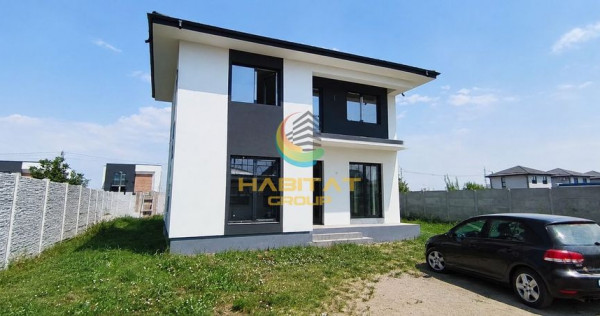 Vilă P+1+Pod, placă beton peste etaj, &icirc;ncălzire pardoseală, curte 450mp