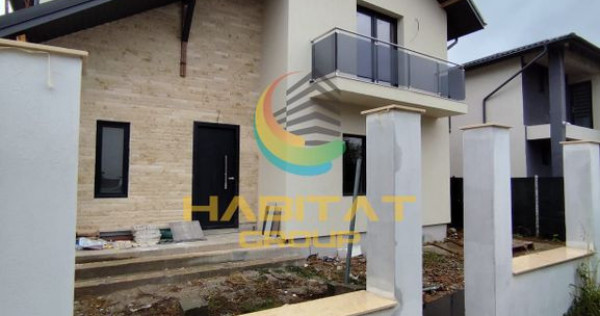 Vilă P+1, 5 camere (4 dormitoare), 3 băi, &icirc;ncălzire pardoseală, la cheie
